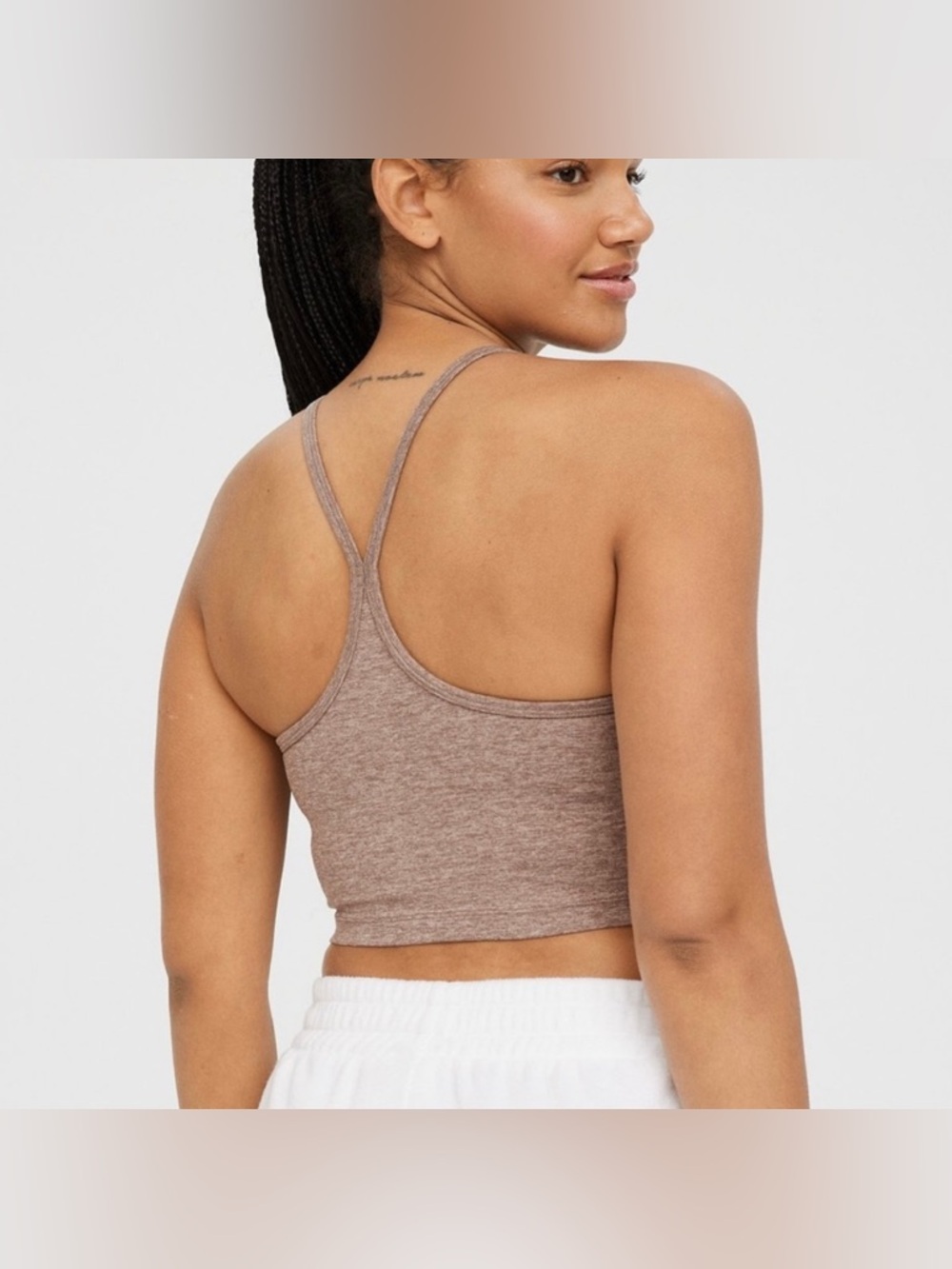 Aerie The Hugger Longline Racerback Sports Bra - BRAND NEW! (Size: L) - Picture 4 of 12